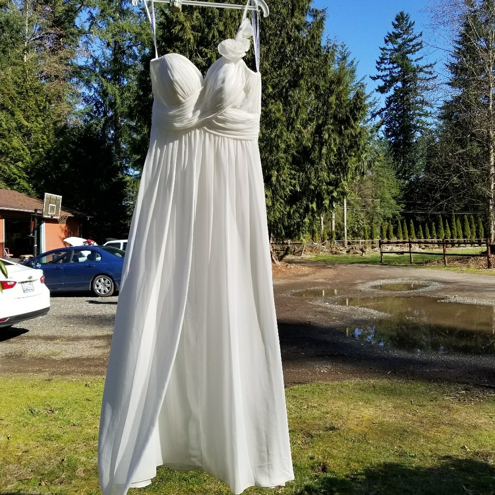 Single strap corset sweetheart Wedding Dress